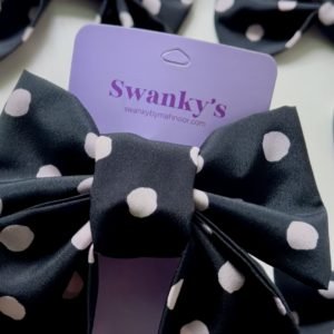 Polka Dot Hair Bow