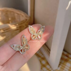 Butterfly Charm Studs