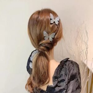 Butterfly Bling Hair Barrette