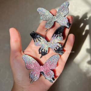 Butterfly Bling Hair Barrette