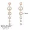 Pearl Drop Earrings - Image 2