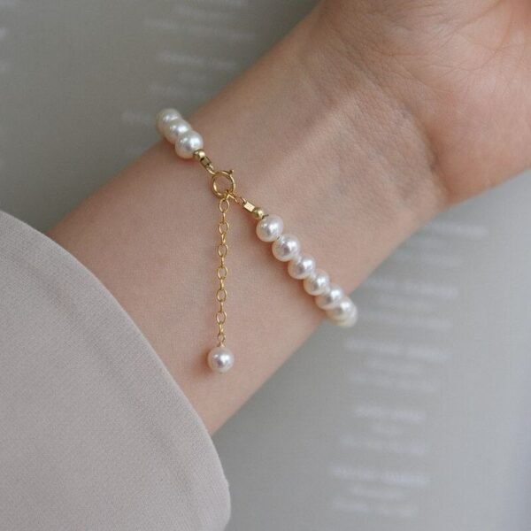 Orchid Pearl Bracelet