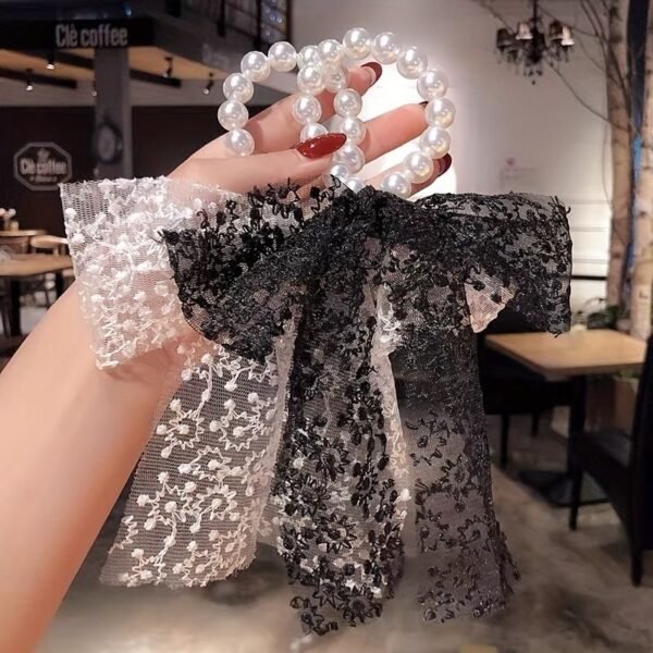 Pearl Bow Tie - Image 2