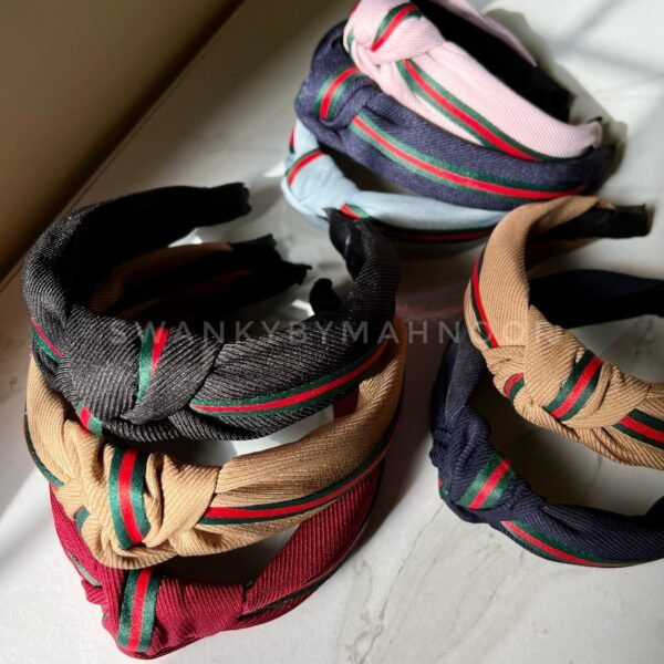 Retro Knotted Headband - Image 2