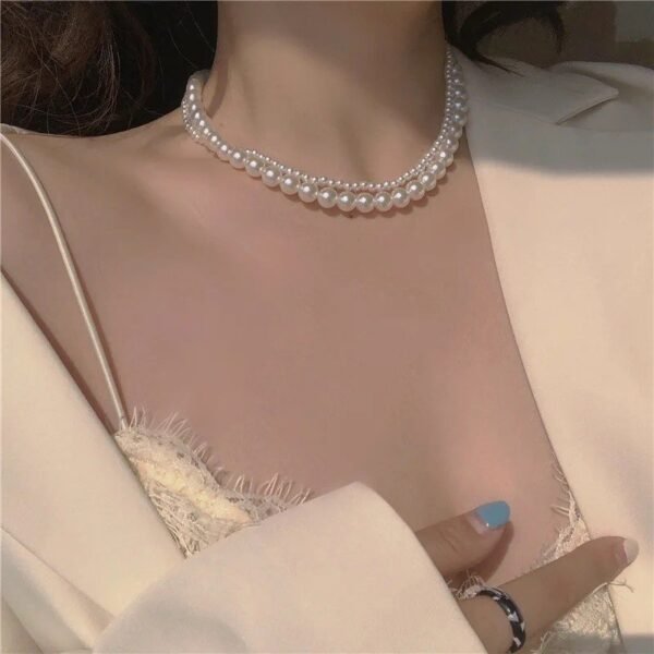 Serenity Pearl Necklace - Image 2