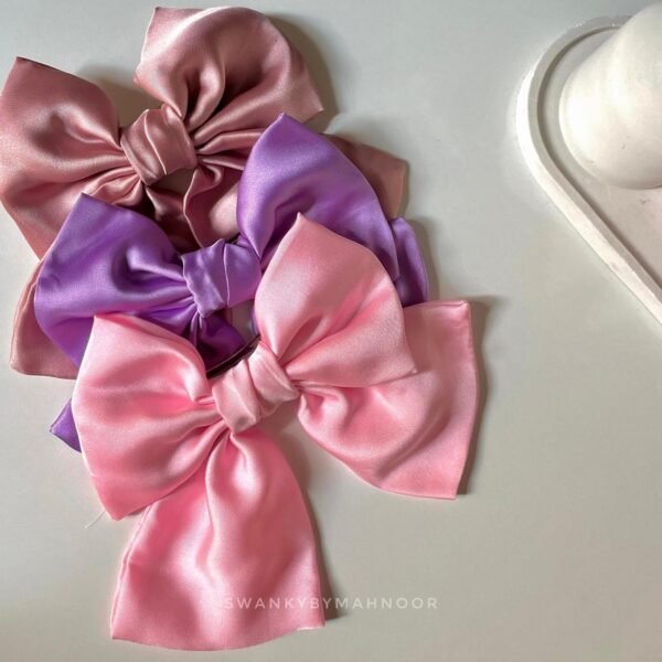 Silk Hair Bow - Image 2