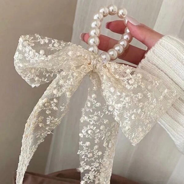 Pearl Bow Tie - Image 3