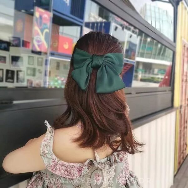 Silk Hair Bow - Image 4
