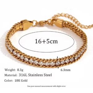 Lamour Zircon Bracelet