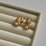 Diamanté Drop Earrings