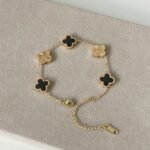Emilia Gold Clover Bracelet