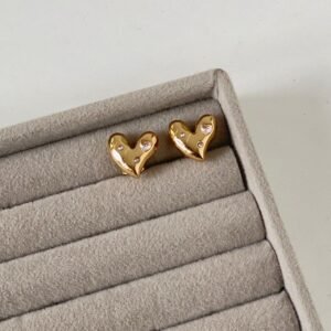 Esme Heart Studs