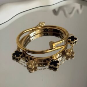 Luxe Noir Bracelet Trio