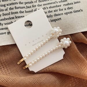 Pearl Barrettes